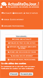 Mobile Screenshot of actualitedujour.com